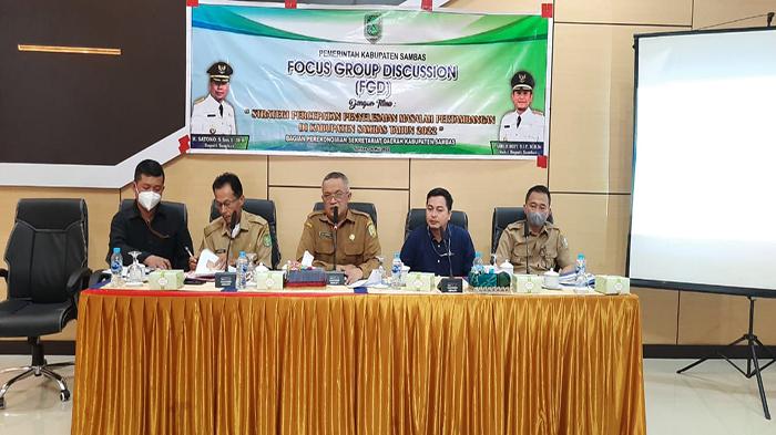 Pemkab Sambas Gelar FGD Bertema Strategi Percepatan Penyelesaian Masalah Tambang