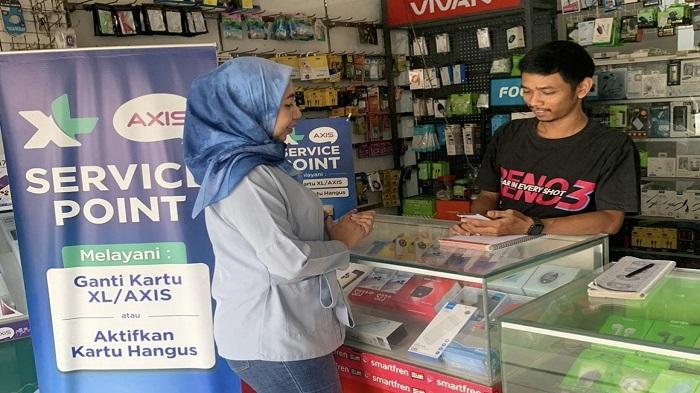 Perluas Layanan Penggantian dan Reaktivasi Kartu, Hadirkan 100 XL Axis Service Point
