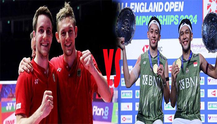 Head to Head Fajar / Rian vs Mark Lamsfuss / Martin Seidel Badminton Olimpiade 2024