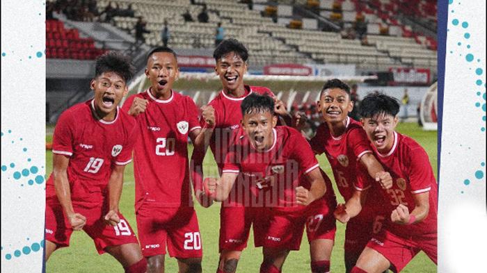 Hasil Akhir Babak 1 Laga Ujicoba Tim Indonesia U17 vs India, Gol Pinalti Evandra Bawa Garuda Unggul