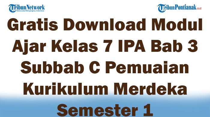 Gratis Download Modul Ajar Kelas 7 IPA Bab 3 Subbab C Pemuaian Kurikulum Merdeka Semester 1