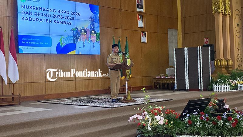 Hadiri Musrenbang Sambas, Gubernur Norsan: Ini Menyatukan Visi dan Misi Sehingga Sesuai dengan RPJMD