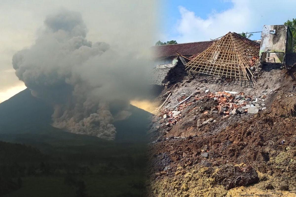 Gunung Semeru Keluarkan Material Vulkanik, Warga Zona Merah Diminta Relokasi