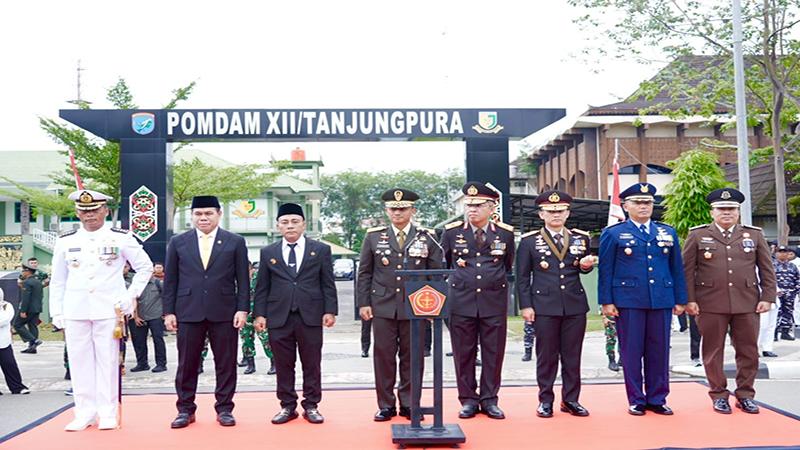 Wagub Krisantus : TNI Miliki Peran Strategis di Kalbar sebagai Beranda Depan Indonesia