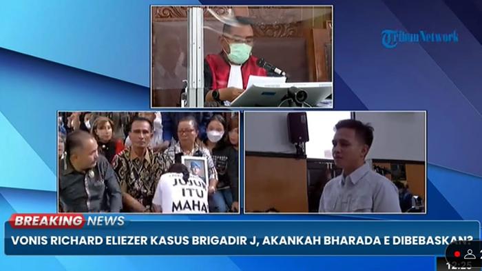 Hakim Adil Tuhan Yesus Baik Allahu Akbar Haleluya! Teriakan Histeris Sambut Hasil Vonis Bharada E