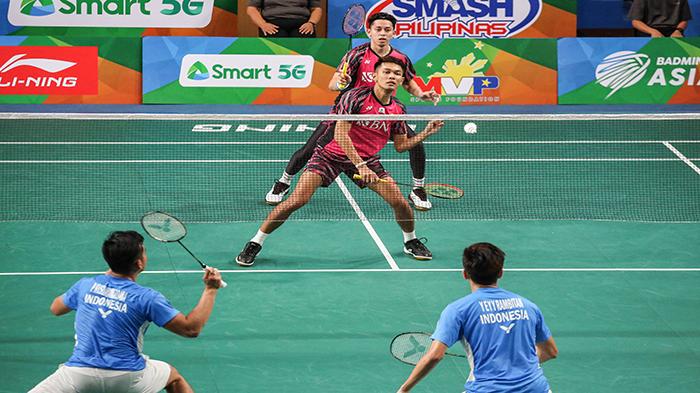 Hasil Badminton Thailand Open 2022 Secara Langsung Fajar/Rian Ardianto vs Akira Koga/Taichi Saito