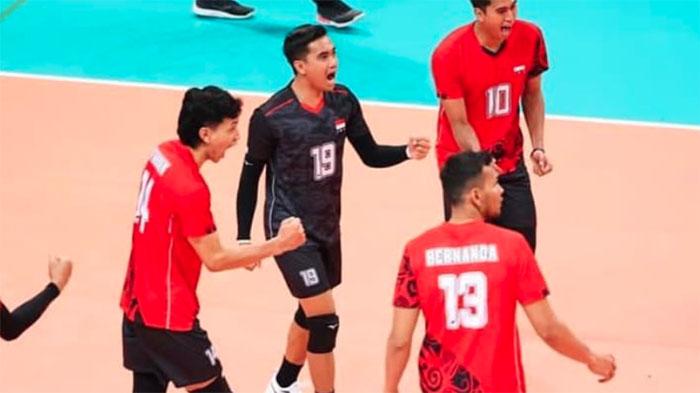 Hasil Pertandingan Voli AVC Hari Ini AVC Challenge Cup 2023 Babak 12 Besar Indonesia Vs Kazakhstan