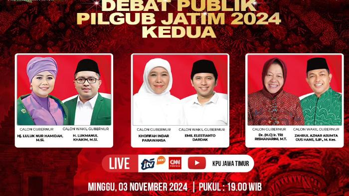 HASIL Real Count Pilgub Jatim 2024 Suami Arumi Bachsin Unggul Jokowi Telpon Khofifah Beri Selamat