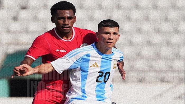Hasil Timnas Indonesia U20 vs Argentina, Tertinggal 0-1 di Babak I Garuda Nusantara Tak Gentar