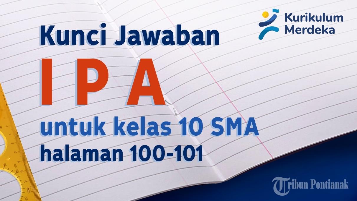 Kunci Jawaban dan Soal IPA Kelas 10 SMA Halaman 100-101 Kurikulum Merdeka : Kimia Hijau 2030
