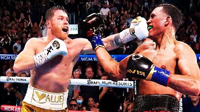 Tas Besar Wujudkan Tinju Dunia Canelo Alvarez vs David Benavidez