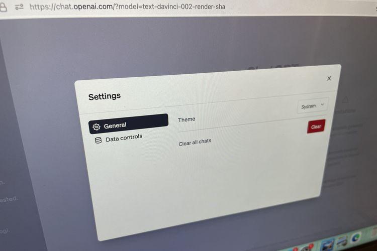 Ini Cara Menghapus Data Pribadi dan Chat Pengguna Pada ChatGPT
