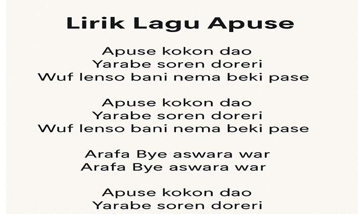 Lagu Apuse Asal Papua: Lirik, Terjemahan, dan Sejarah Penciptanya ...