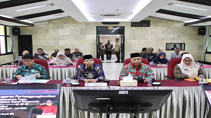 Ismail Ikuti Evaluasi Laporan Pertanggungjawaban Pj Bupati Mempawah Triwulan I di Kantor Kemendagri