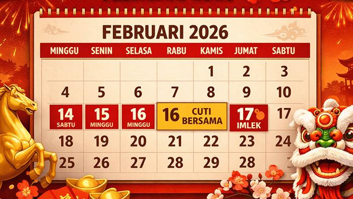 Jadwal Libur Panjang Imlek 2026 Lengkap Tambahan Cuti Bersama Kalender Terbaru SKB 3 Menteri