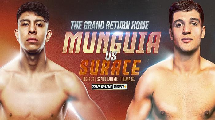 Jadwal Tinju Dunia Jaime Munguia vs Bruno Surace Kelas Menengah Super