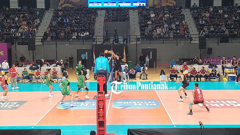 Bermain Lima Set, Jakarta Lavani Tumbangkan Palembang Bank Sumsel Babel