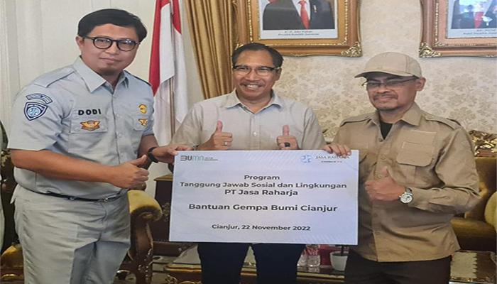 Bantuan Tanggap Darurat Bencana Cianjur, Wujud Kepedulian Jasa Raharja Melalui Program TJSL