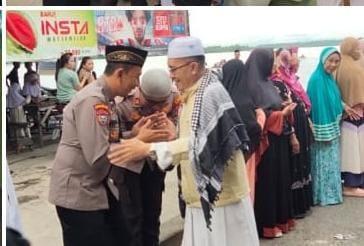 Polres Sambas dan Polsek Jajaran Sambut 321 Jemaah Haji Kabupaten Sambas Tahun 1445 H