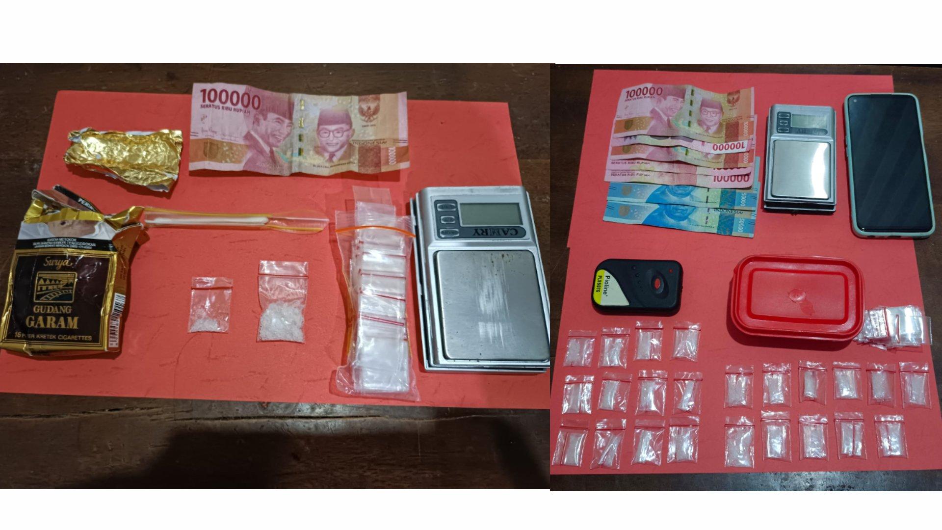 Satres Narkoba Polres Mempawah Bekuk Dua Pengedar Sabu di Pinyuh dan Jongkat