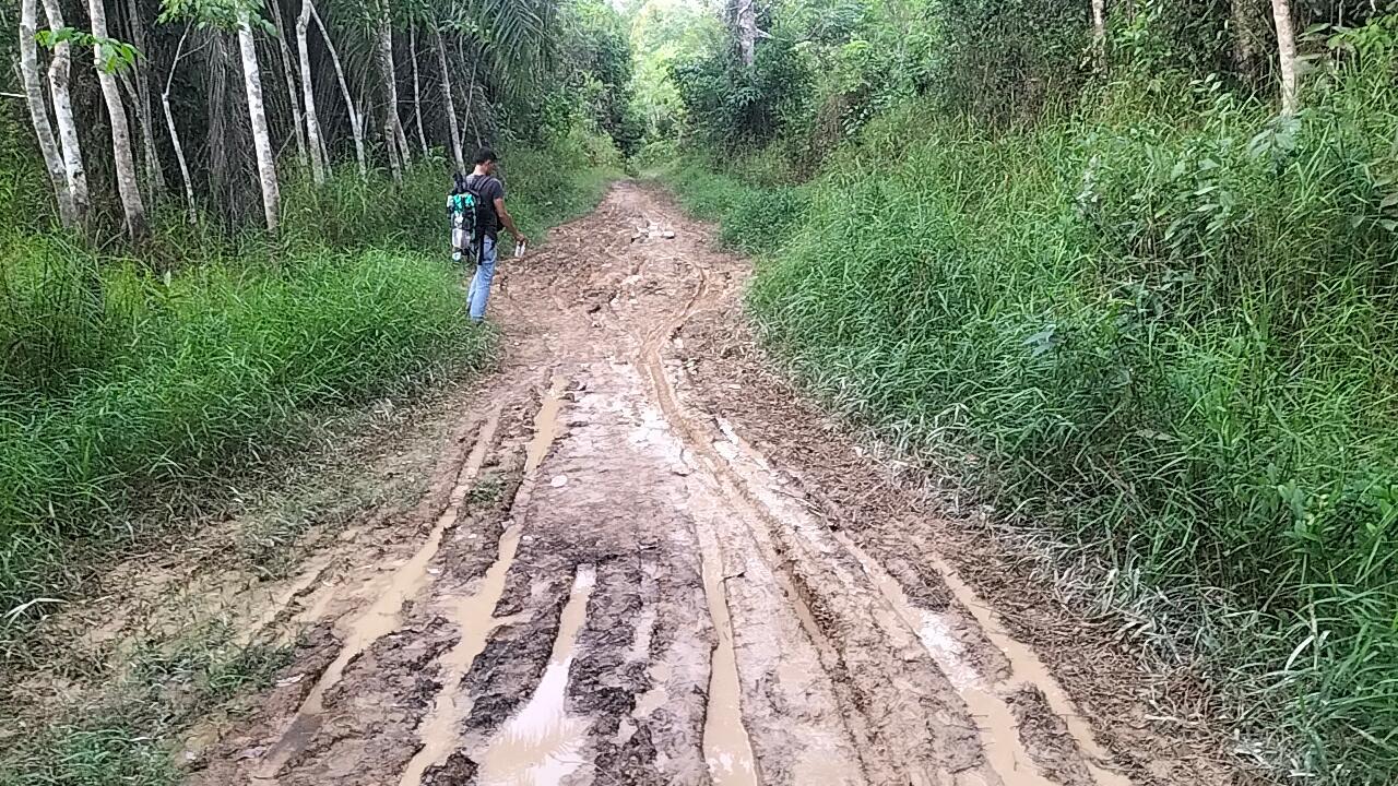 Jalan Rusak Parah, Warga Dusun Penelat Joki Tenggah Jongkong Harap Pemerintah Kapuas Hulu Peduli 