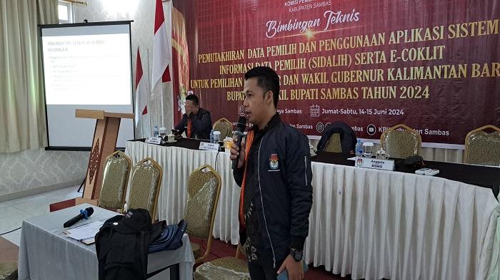 KPU Sambas Bersiap Lakukan Coklit, Mutakhirkan Data Pemilih Pilkada Serentak 2024