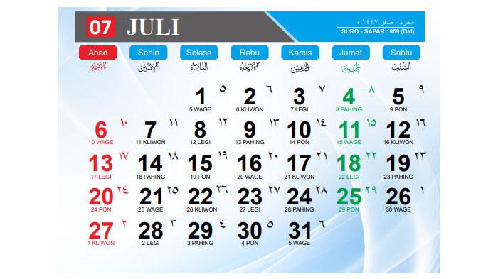 KALENDER 2025 Lima Bulan Tanpa Libur Tanggal Merah Lengkap Daftar Libur Berapa Hari Bulan Mei-Juni