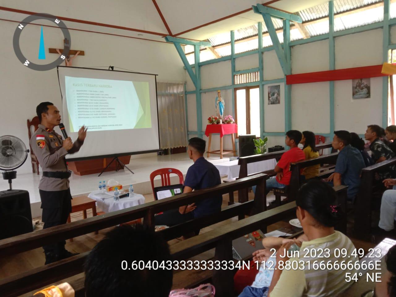 Jadi Narasumber Pada Acara KPP di Kecamatan Kalis, Ini Materi Yang Disampaikan Ipda Egidius Egi