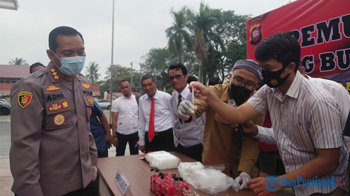 Musnahkan 4 Kg Sabu, Kapolresta Pontianak Harap Pengedar Narkoba Dihukum Berat