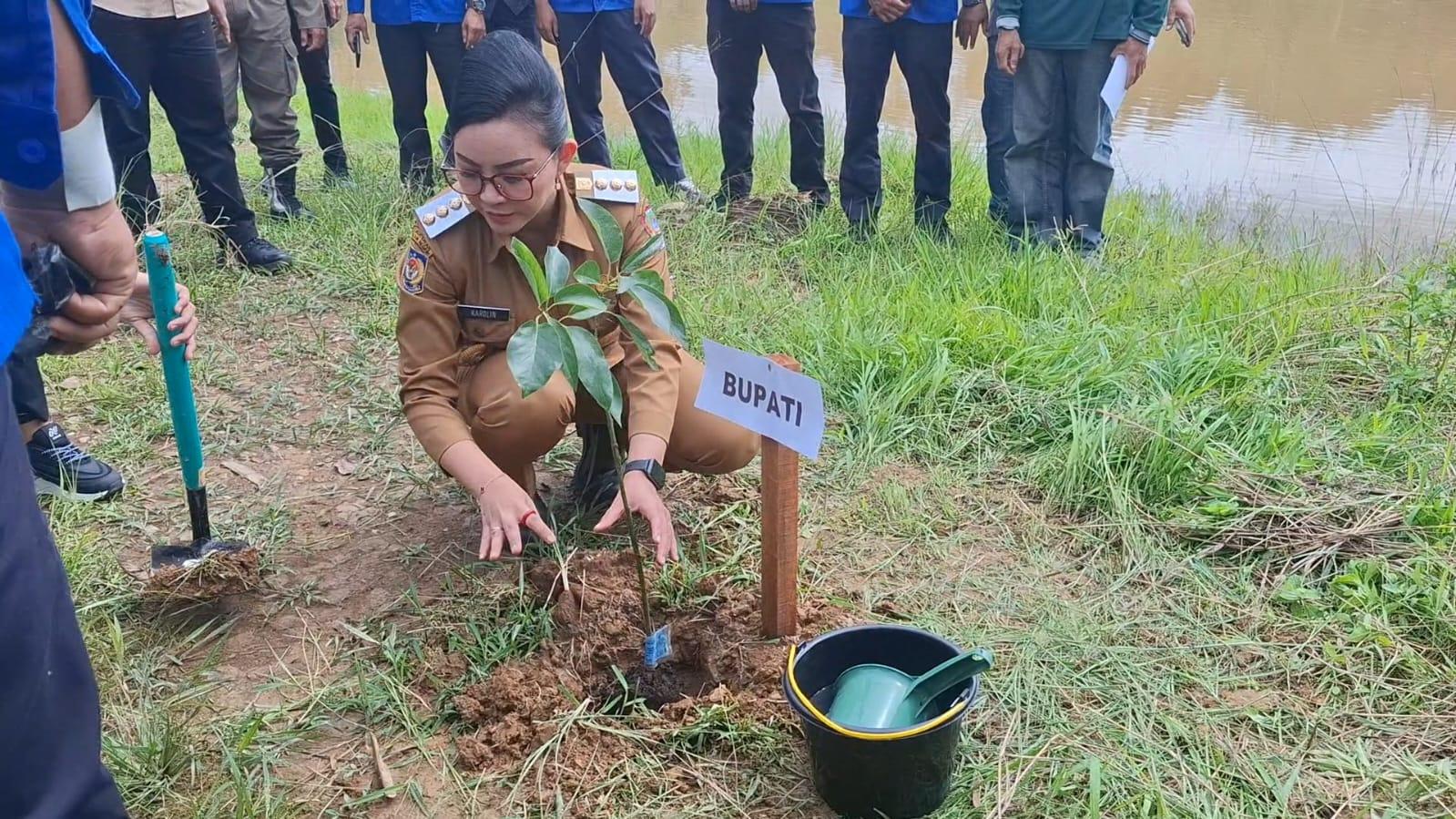 Peringati Hari Bumi Sedunia, Karolin Ajak Semua Pihak Jaga Lingkungan dan Tanam Pohon