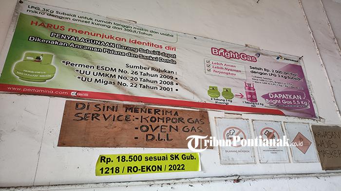 Pemilik Pangkalan Sebut di Pontianak Tidak Mungkin Jual LPG 3 Kg di Atas HET