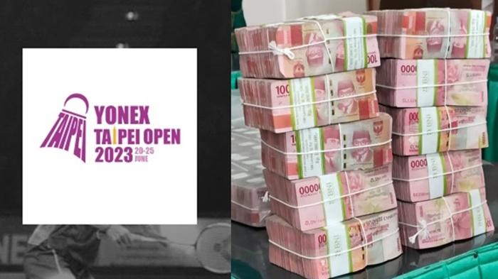 Besaran Hadiah Uang Taipei Open 2023, Ada Perbedaan Disektor Tunggal dan Ganda