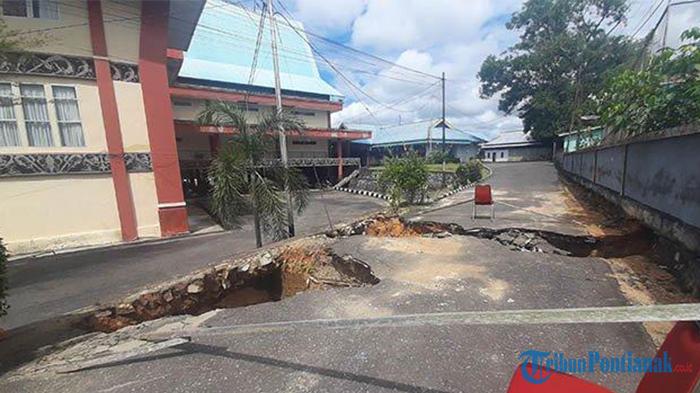 Perbaikan Gorong-gorong Jalan Lingkungan Kantor DPRD Sintang Dianggarkan di APBD Perubahan 2023