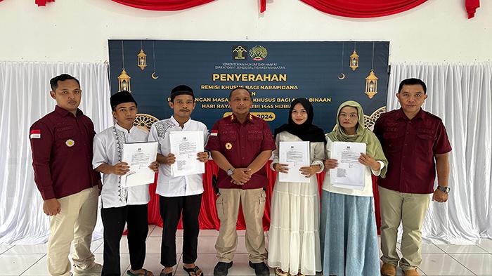 Sebanyak 309 Narapidana Lapas Kelas IIB Singkawang Terima Remisi Lebaran