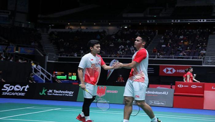 Langkah Berat Leo Carnando dan Daniel Marthin Bertemu Unggulan Jepang Open 2022 Takuro dan Yugo