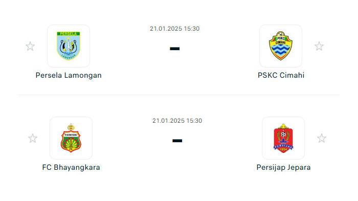 LIVE HASIL Bhayangkara Vs Persijap Hari Ini Lengkap Live Skor Hasil Langsung Persela Vs PSKC Liga 2