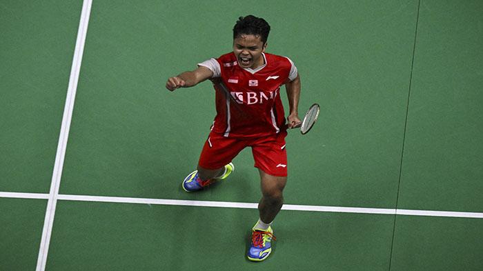 Lihat Sekarang Hasil Anthony Sinisuka Ginting vs Lee Zii Jia Live Badminton Indonesia Master 2022
