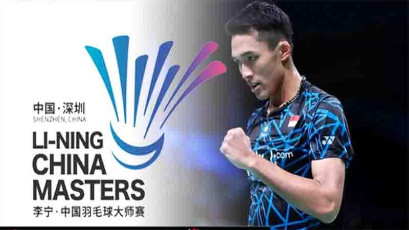 Livescore Bulutangkis Final China Masters 2024, Jonatan Christie Vs Anders Antonsen Tanding Sekarang