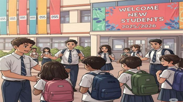 CONTOH Sambutan Ketua OSIS Saat Pidato MPLS Penyambutan Siswa Baru, Menarik dan Interaktif Banget!