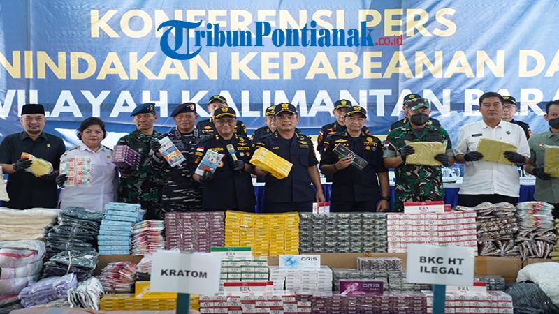 Peringati HUT 79, Bea Cukai Musnahkan 2,4 Batang Rokok Ilegal