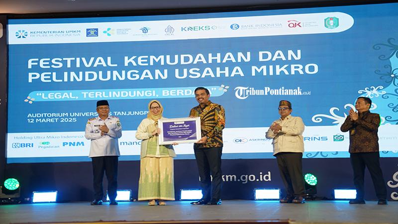 Pemprov Kalbar Apresiasi Festival Perlindungan Usaha Mikro, Dorong UMKM Lebih Berdaya Saing
