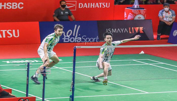 Live Hasil Marcus / Kevin vs Ganda Putra China Sekarang Semifinal Indonesia Masters 2022