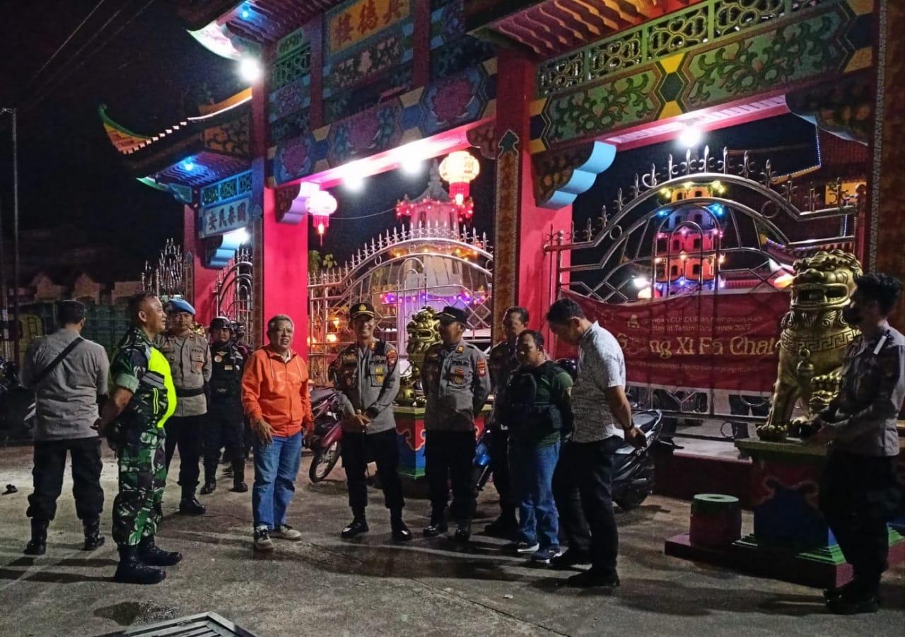 Bupati Bersama Kapolres Kubu Raya Monitoring Jelang Perayaan Ibadah Imlek dan Cap Go Meh Tahun 2023