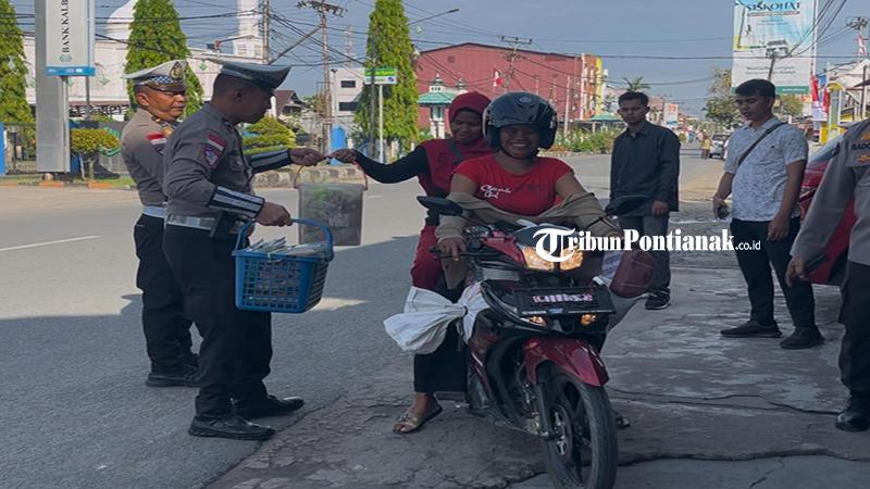 Masuk Hari Kelima, 68 Pengendara Ditilang Selama Operasi Patuh Kapuas di Sambas