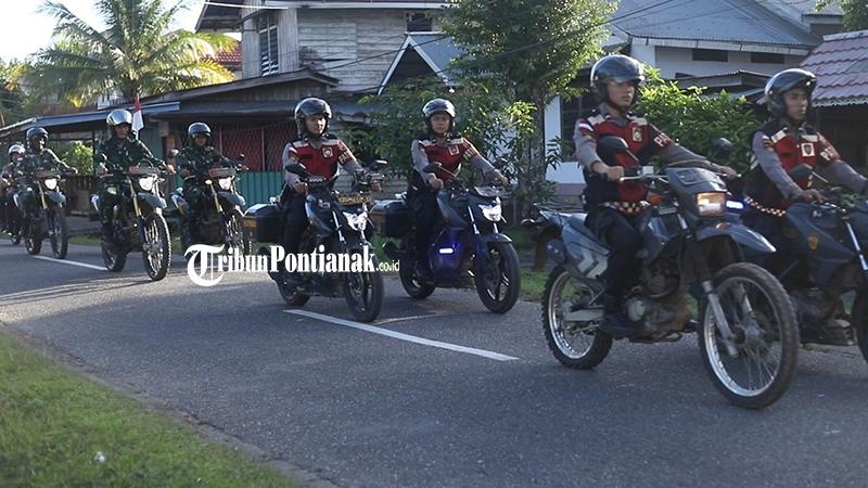 Memastikan Kamtibmas Polres Bersama Forkompinda di Kapuas Hulu Patroli Gabungan