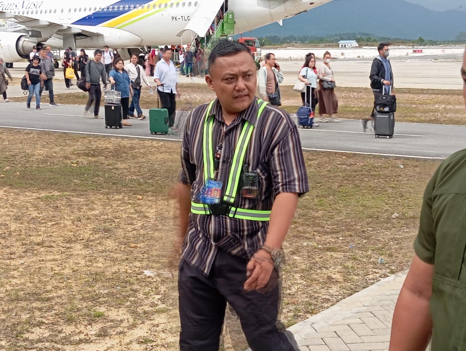 Pengamanan Bandara Singkawang Berjalan Lancar, Aktivitas Penerbangan dan Kunjungan Pejabat Aman