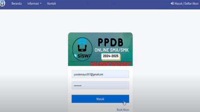 PPDB SMA SMK Kalbar 2024 Jalur Zonasi Dimulai Hari Ini, Cek Langkah-langkah Pendaftaran PPDB Online