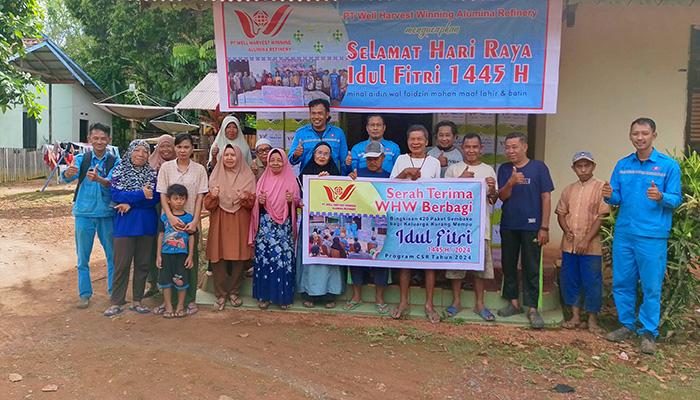 WHW Berbagi, Salurkan 1.010 Paket Sembako kepada Kaum Dhuafa di Kalimantan Barat