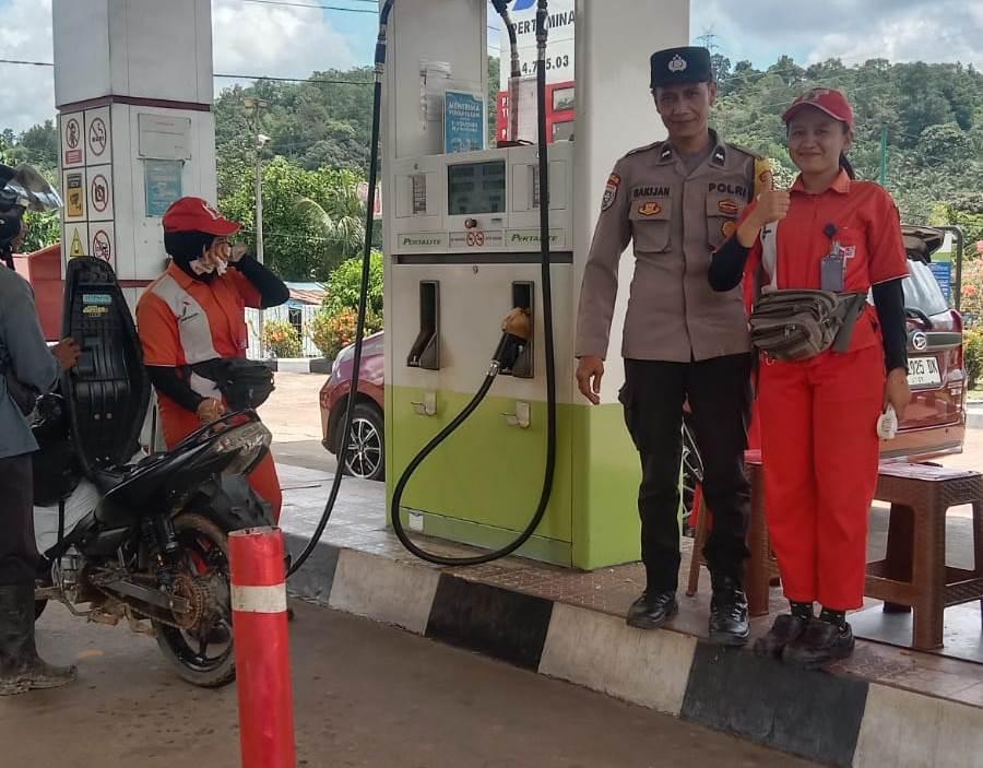 Polisi Pantau Langsung Ketersediaan BBM di Sejumlah SPBU untuk Cegah Panic Buying