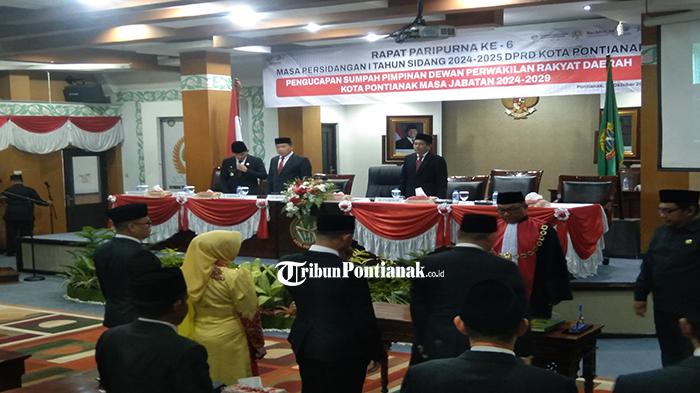Ini Nama-nama Unsur Pimpinan DPRD Kota Pontianak Periode 2024-2029
